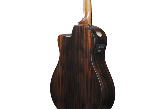 Ibanez AAM70CE-TBN Transparent Charcoal Burst image 5