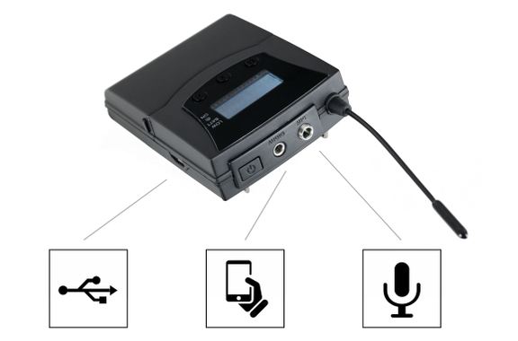 Pronomic Silent Guide V2 SDT-BP30 Bodypack-Sender image 5