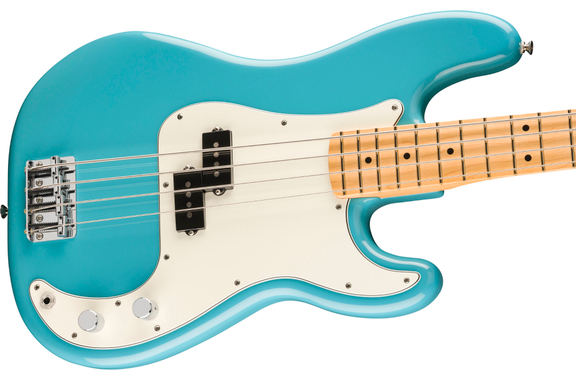 Fender Player II Precision Bass MN Aquatone Blue image 5