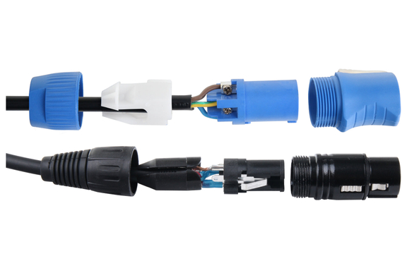 Pronomic Stage PPD-2.5 Hybridkabel Powerplug/DMX 10x Set image 5