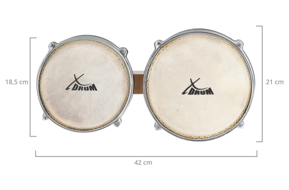 Set de Bongós Retro XDrum incl. Bolsa para Bongós image 5
