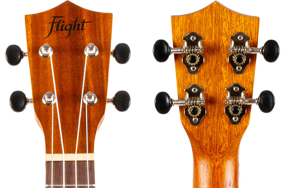 Flight NUS250 Acacia Sopran Ukulele Set image 5