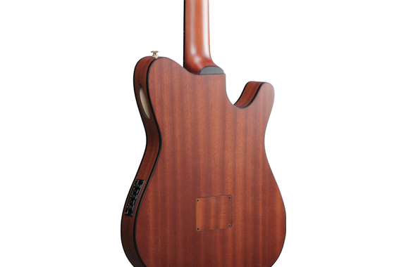 Ibanez FRH10NL-BSF Gitaar Brown Sunburst Flat image 5