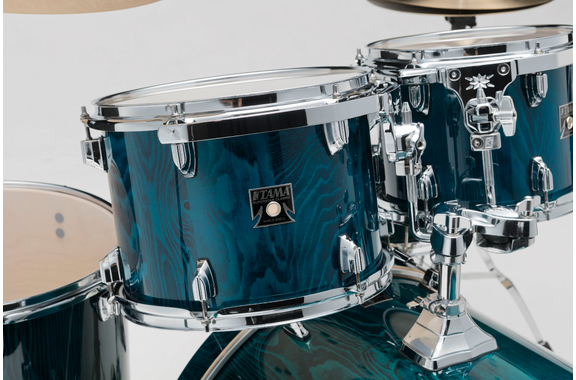 Tama CL72R-PGHP Superstar Classic Drumkit + 18" Tom Gloss Sapphire Lacebark Pine image 5