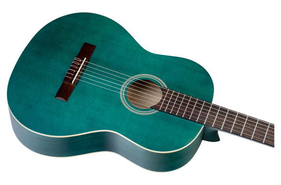 Ortega RST5MOC Guitarra Clásica Ocean Blue Set image 5