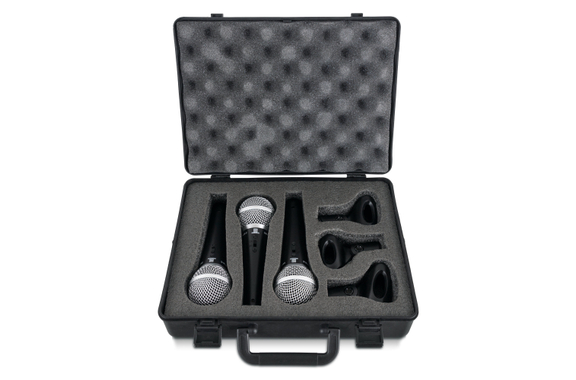 Pronomic DM-58-C Micrófono Vocal Set de 3 con Cable XLR image 5