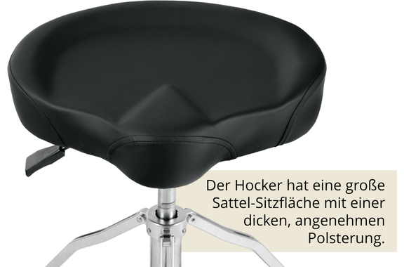 XDrum BeatSeat Drumkruk Zadel Pneumatisch image 5