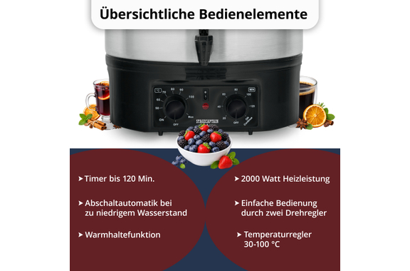 Stagecaptain GWK-27A Glühweinkoker image 5