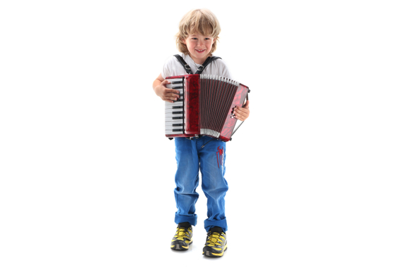 Classic Cantabile Secondo Kinder Akkordeon 8 Bass rot  - Retoure (Verpackungsschaden) image 5