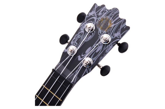 Classic Cantabile BeachBuddy Black Beauty Ukulele Set inkl. Tuner und Schule image 5