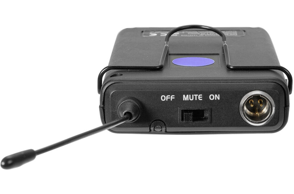 Omnitronic WAMS-12 Taschensender inkl. Kopfbügelmikrofon 863MHz image 5