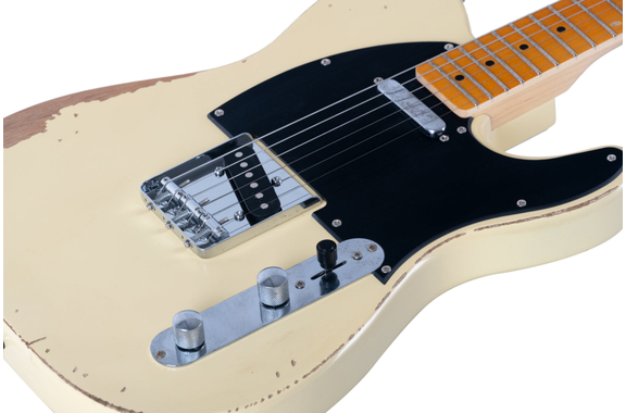 Rocktile Vinstage TL-HMWM Electric Guitar Vintage White image 5
