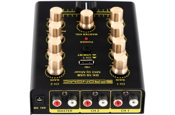 Pronomic DX-10 USB MKII DJ Mixer image 5
