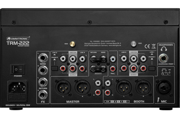 Omnitronic TRM-222 2-Kanaals Rotary-Mixer image 5