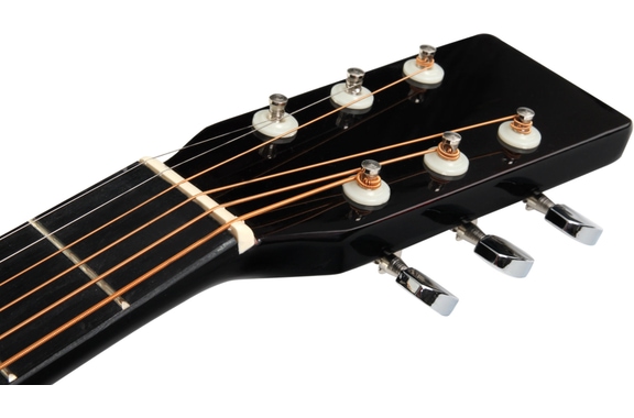 Classic Cantabile WS-10BK-LH Westerngitarre schwarz Linkshänder-Modell image 5