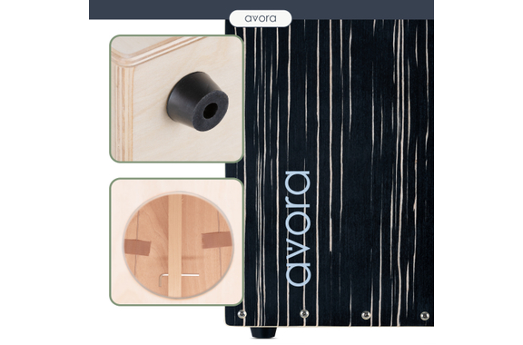 Avora Cajon Black Zebra image 5