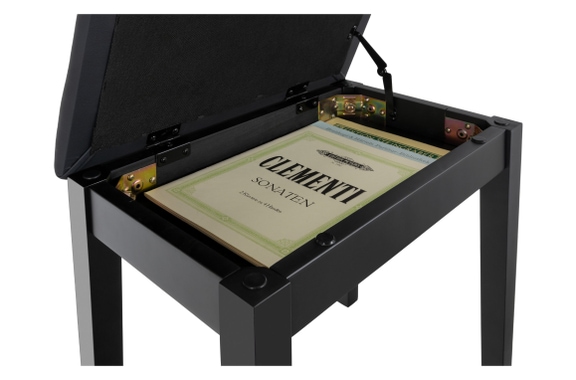 Classic Cantabile Banco De Piano Modelo S Negro Mate image 5