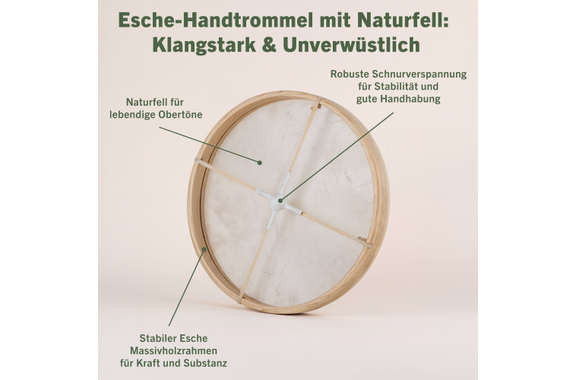 Classic Cantabile ND-24 All Natural Frame Drum 24" image 5
