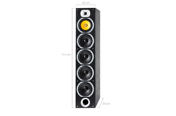 Bennett & Ross Exosphere HiFi Standlautsprecher Paar schwarz 2x 200W RMS  - Retoure (Zustand: sehr gut) image 5