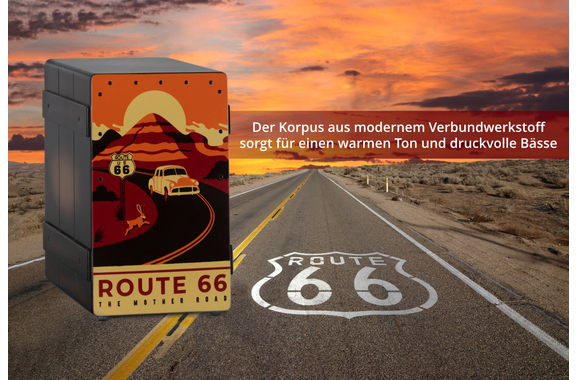 XDrum Design Series Cajon "Route 66" Set incl. Bolsa + Escuela image 5