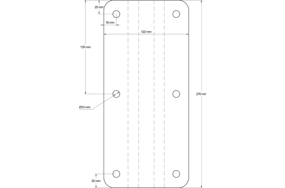 Supporto da Parete per Casse Pronomic WSM-40 image 5