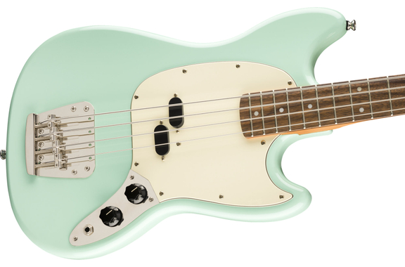 Squier Classic Vibe '60s Mustang Bass Surf Green image 5