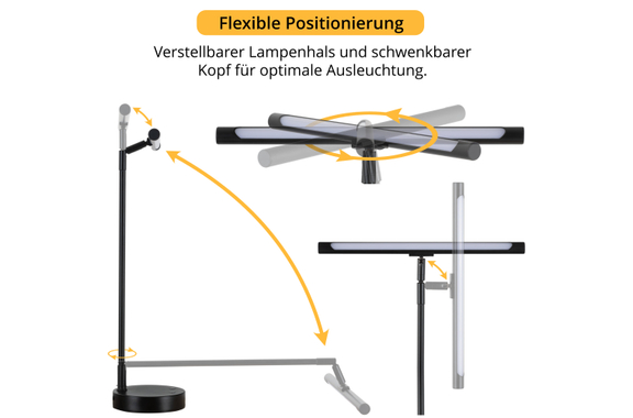 Classic Cantabile 12520 SM Pianoleuchte Schwarz  - Retoure (Zustand: sehr gut) image 5