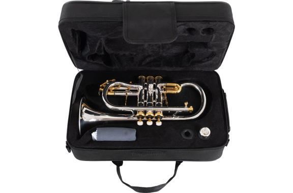 Lechgold Premium ECR-23S Eb Cornet Silver-Plated image 5