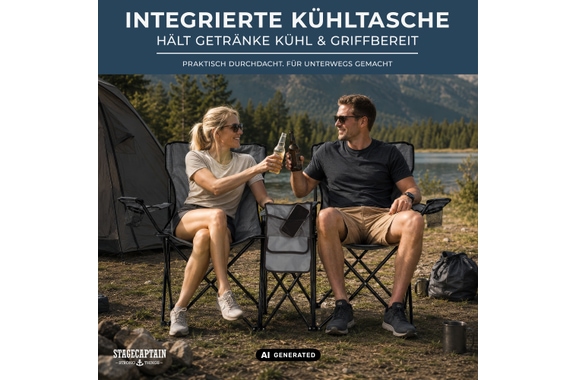 Stagecaptain CS-1485 Double Camping Chair image 5