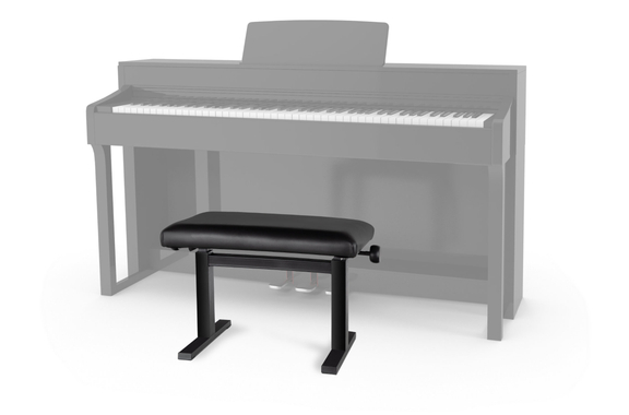 Classic Cantabile Pianobank Hydraulisch Schwarz image 5