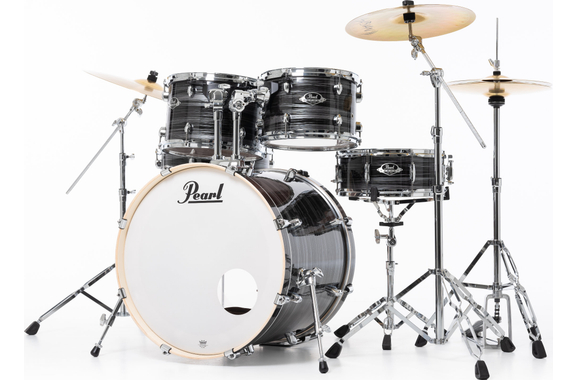 Pearl Export EXX725SBR/C778 Drumkit Graphite Silver Twist Set mit Taschen image 5