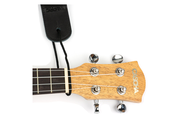 Cascha HH 2204 Ukulele Gurt Nylon - Schwarz image 5