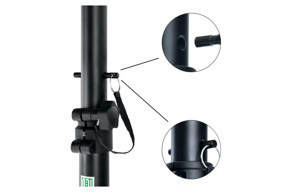 Pronomic SLS-20 Supporto Per Monitor Da Studio Pieghevole image 5