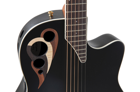 Ovation Celebrity Elite Deluxe CDX40 Deep Contour Black Satin image 5