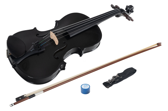 Stentor SR1401 Harlequin Violin Set 4/4 BK image 5