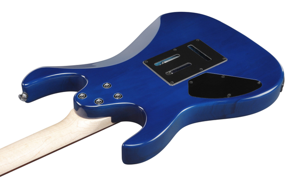 Ibanez GRX70QA-TBB Transparent Blue Burst image 5