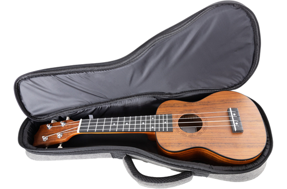 Funda Rocktile para Ukelele Soprano Gris/Negro image 5