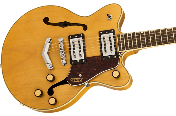 Gretsch G2655 Streamliner Center Block Jr. Double-Cut with V-Stoptail Village Amber image 5