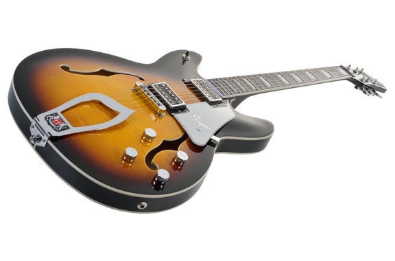 Hagstrom Super Viking Tobacco Sunburst image 5