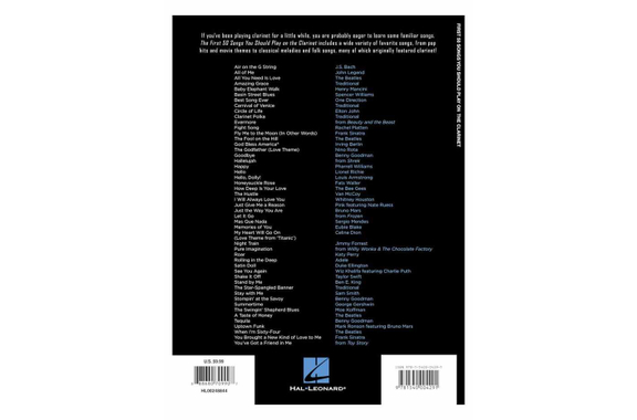 Les 50 Premières Chansons À Jouer À La Clarinette image 5