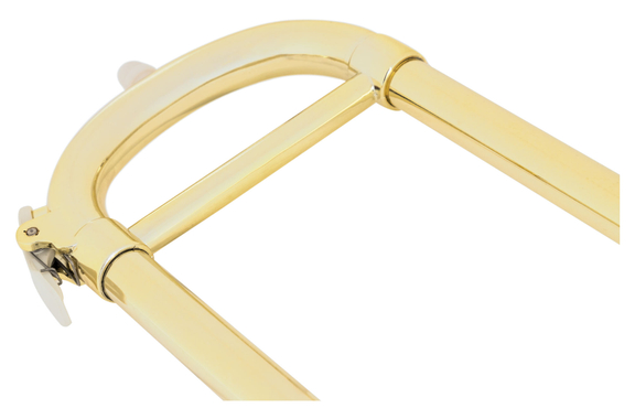 Classic Cantabile MardiBrass Trombón Cuarto de Plástico Bb/F dorado image 5