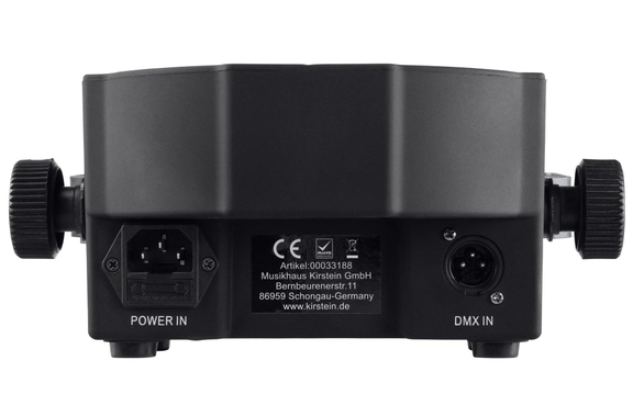 Projecteur Showlite FLP-5x9W Lot de 4 pcs avec Showlite Master Pro USB, Trépied & Câbles image 5