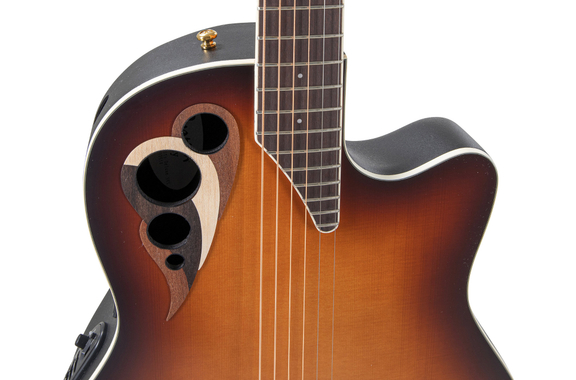 Ovation Celebrity Elite Deluxe CDX40 Deep Contour Vintage Sunburst Satin image 5