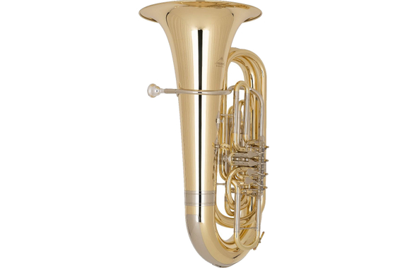 Miraphone Bb-Tuba Modell 494 Hagen Messing image 5