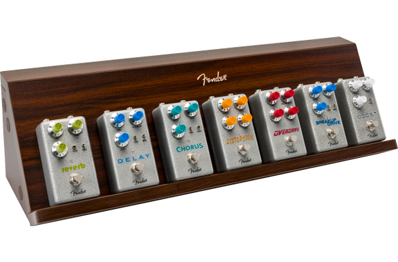 Fender Deluxe Estante De Pared De Madera Para Pedales image 5