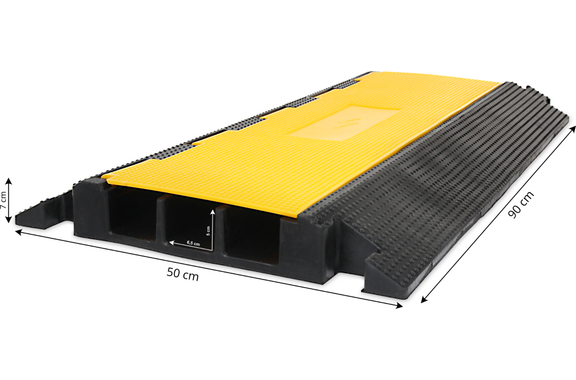 Pronomic Protector 3-90L Passerelle Câble 3 Compartiments avec Connecteur 4x Set image 5