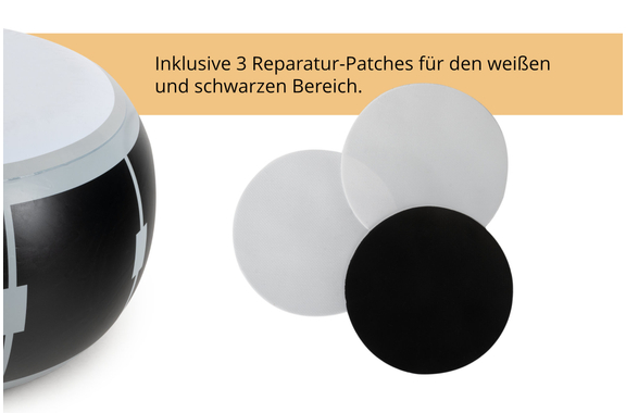 Stagecaptain IF-7141 Aufblasbarer Tisch-Hocker Drum-Design image 5