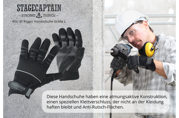 Stagecaptain RGL-5F Rigger Handschoenen Maat L image 5