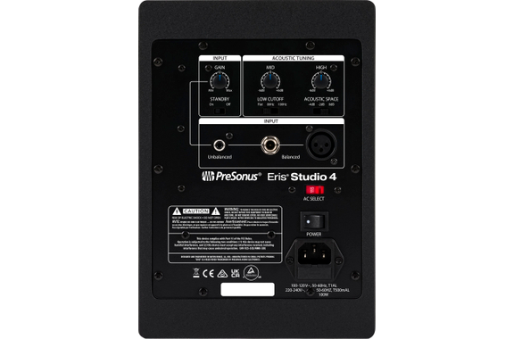 Presonus Eris Studio 4 Aktive Studiomonitore ISO Set image 5