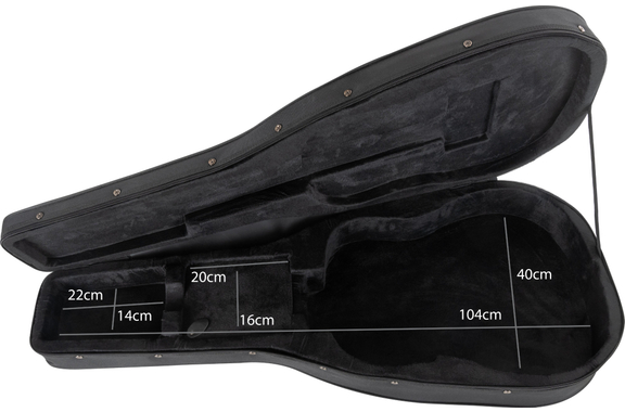 Rocktile WGSC-4222BK Softcase Chitarra Western image 5